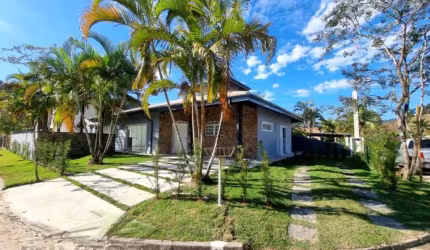 Ubatuba,  Ubatuba Country - casa  com 03 suítes, espaço gourmet na área de lazer.