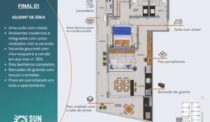 Oportunidade, lançamento na praia do Tenório, financiamento com a construtora