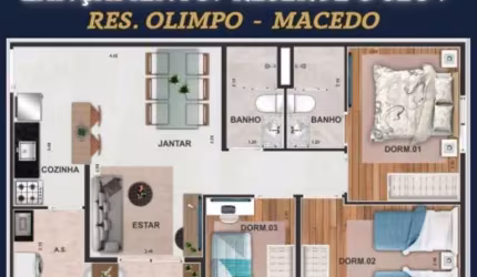 Apartamento para Venda em Guarulhos, Vila Flórida