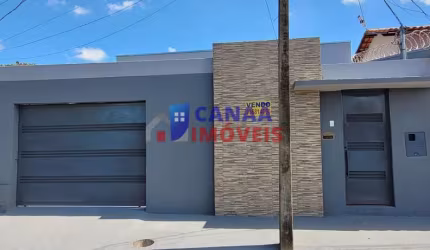 Casa nova 3/4, 1 suíte, 93m² bairro canaã