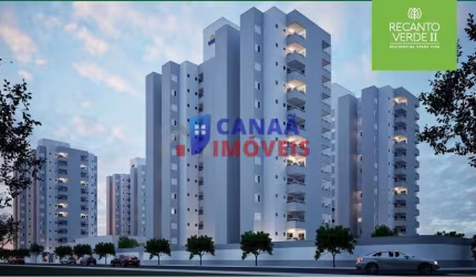 Recanto Verde II - Apartamento 2 quartos, suíte  *documentos grátis, entrada parcelada em 60x