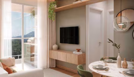 Apartamento para Venda em Mogi das Cruzes, Mogi Moderno, 2 dormitórios, 1 banheiro, 1 vaga