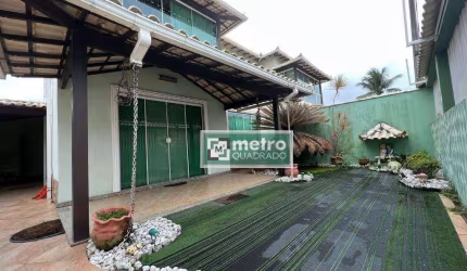 Casa Excelente à venda na Extensão do Bosque  em Rio das Ostras  - Terreno com 345 m2  - Casa duplex com  fino acabamento - 2 suítes  - 3 quarto no té
