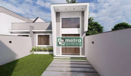 Bela casa linear, moderna, alto padrão