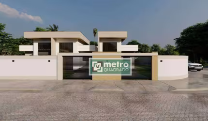 Casa Linear com 2 quartos, sendo 1 suíte