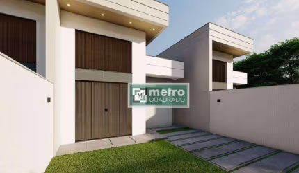 Bela Casa Linear com 3 quartos, sendo i suíte no Reduto da Paz