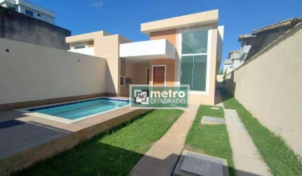 Bela casa Linear com 3 quartos , sendo 1 suíte