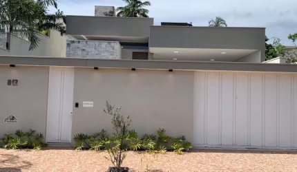 Imóvel de luxo: Casa à venda em Uberlândia-MG, Cidade Jardim, 3 quartos, 3 suítes, 5 banheiros, 4 vagas de garagem, 211m².