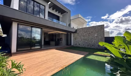 Luxuoso Condomínio Gávea Paradiso: 4 quartos, 4 suítes, 3 vagas, 298m² - Uberlândia-MG, bairro Gávea. Aproveite!