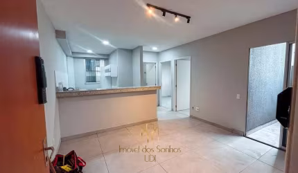 Apartamento à venda em Uberlândia-MG, no bairro Mansour: 2 quartos, 1 sala, 1 banheiro, 1 vaga de garagem - 49m²