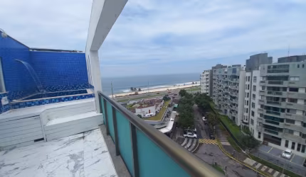 Linda cobertura dúplex pronta para morar - vista mar.