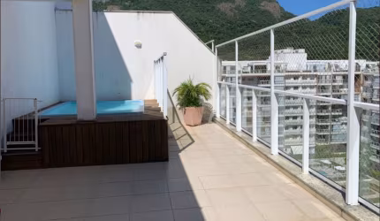 Cobertura pronta para morar Pontal Oceânico no Recreio.