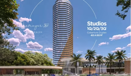 Studio a venda Niemeyer 360  Residencial.