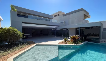 Casa contemporânea 4 suítes a venda Alphaville Barra da Tijuca.
