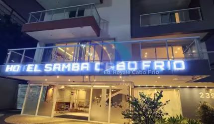 COD 1299 - Venda de Loft no Hotel Samba no Bairro Passagem em Cabo Frio