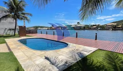 COD 1621 - Casa Duplex- Condomínio Canal Navegável, Ogiva- Cabo Frio (Vazio- 400, Mobiliado- 470)