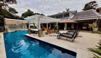 Casa clube em condomínio  na Granja Viana com 6 dormitórios à venda, 664 m² por R$ 6.000.000,000  (porteira fechada) Granja Viana