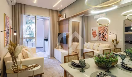 Apartamento com 2 dormitórios à venda, 52 m² por R$ 311.572 - Cariobinha - Americana/SP