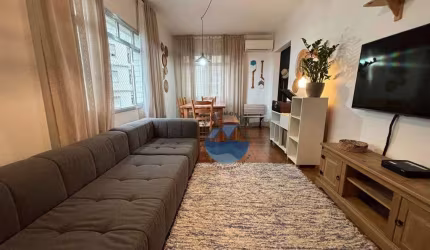 Apartamento com 2 dormitórios à venda, 82 m² por R$ 636.000,00 - José Menino - Santos/SP