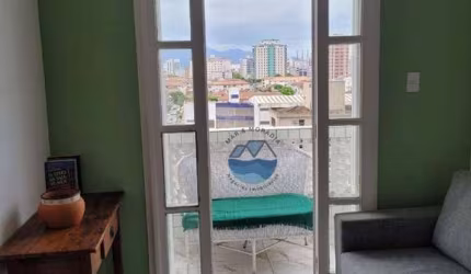 Apartamento com 1 dormitório à venda, 47 m² por R$ 365.000,00 - Embaré - Santos/SP