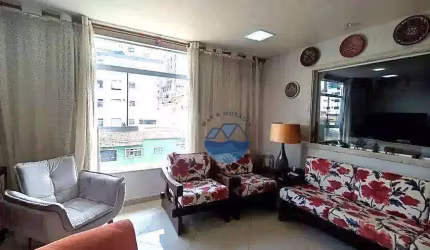 Excelente apartamento reformado à venda no Embaré, em Santos.