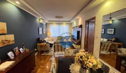 Apartamento à venda, prédio frente Mar - Bairro Boqueirão em Santos