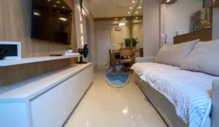 Apartamento com 2 dormitórios à venda, 78 m² por R$ 753.000,00 - Vila Matias - Santos/SP