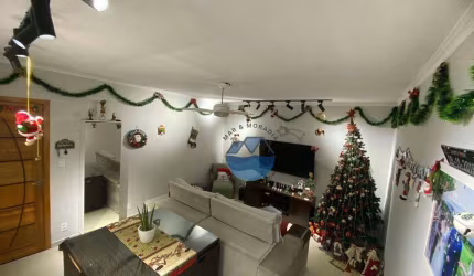 Apartamento com 3 dormitórios à venda, 92 m² por R$ 445.000,00 - Ponta da Praia - Santos/SP