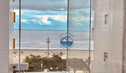 APARTAMENTO VENDA -  FRENTE MAR – 3 QUARTOS – VARANDA – 2 VAGAS  - JOSÉ MENINO – SANTOS