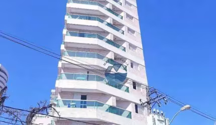 Apartamento com 1 dormitório para alugar, 51 m² por R$ 3.900,02/mês - Gonzaga - Santos/SP