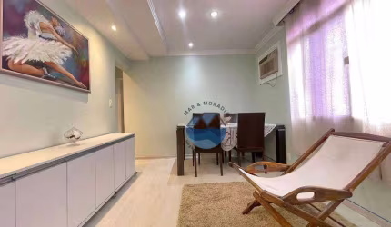 Apartamento com 2 dormitórios à venda, 72 m² por R$ 450.000,00 - Embaré - Santos/SP