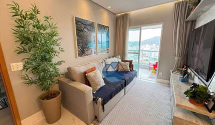 Apartamento com 2 dormitórios para alugar, 74 m² por R$ 8.000,02/mês - Gonzaga - Santos/SP