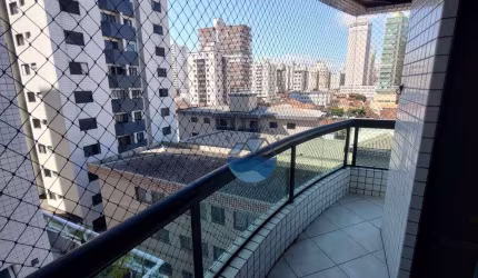 Apartamento com 2 dormitórios à venda, 65 m² por R$ 400.000,00 - Vila Guilhermina - Praia Grande/SP