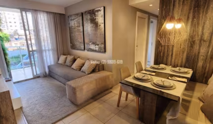 Porteira fechada: Apartamento de 3 quartos no Up Norte, 70m, pertinho do Norte Shopping, mobiliado e decorado