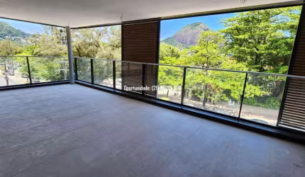 Vista lagoa: Cobertura na Lagoa, Borges de Medeiros, OKA, 4 quartos, 337m, financia