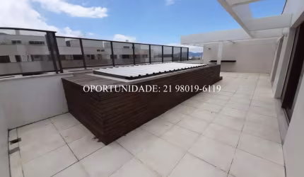 Linda: Cobertura no Ilha Pura, Saint Michel, 4 quartos + DCE, 283m, com piscina e sauna