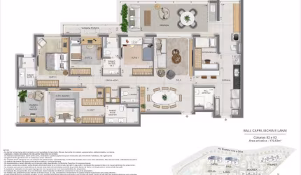 Lançamento: Cobertura linear de 4 suítes, na Barra da Tijuca, Gaea Home Resort, ao lado da ABM