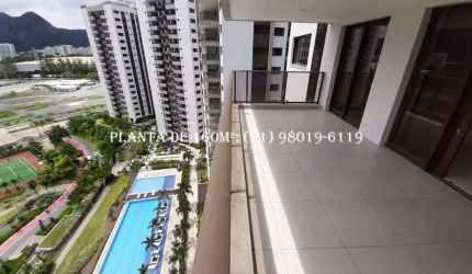 Apartamento no Ilha Pura, Saint Michel, 4 suítes, 160m, com parque