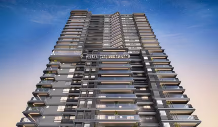 Lançamento na Barra: Apartamento de 2 quartos no Coupé Tower, pertinho da praia, com linda área de lazer