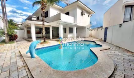 Casa com 3 dormitórios, 338 m² - venda por R$ 1.800.000,00 ou aluguel por R$ 9.842,88/mês - Jardim Nova Aliança Sul - Ribeirão Preto/SP