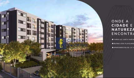 Apartamento com 2 dormitórios à venda, 52 m² por R$ 277.000,00 - Terras de Santa Martha - Bonfim Paulista - Ribeirão Preto/SP