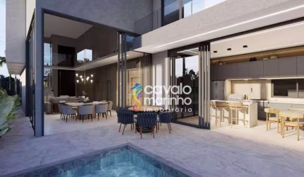 Casa com 4 dormitórios à venda, 320 m² por R$ 2.800.000 - Jardim Nova Aliança Sul - Ribeirão Preto/SP