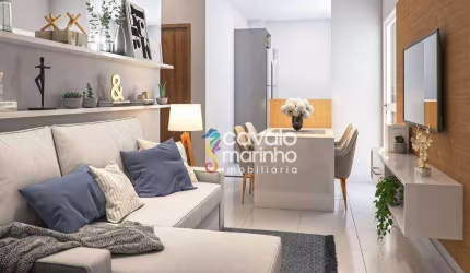 Apartamento com 2 dormitórios à venda, 40 m² por R$ 195.000 - Parque dos Pinus - Ribeirão Preto/SP