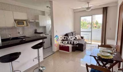 Apartamento com 1 dormitório para alugar, 46 m² por R$ 2.428,57/mês - Jardim Botânico - Ribeirão Preto/SP