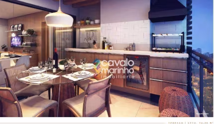 Apartamento com 2 dormitórios à venda, 74 m² por R$ 679.883 - Jardim Olhos DÁgua - Ribeirão Preto/SP