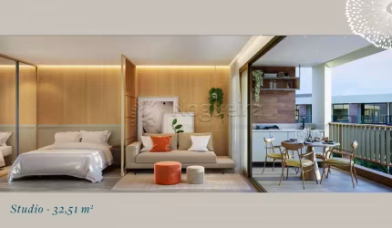 Apartamento 1 Quartos na Praia dos Carneiros