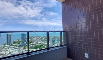 2 Quartos Excelente Localização no Pina - Andar Alto - Vista Mar