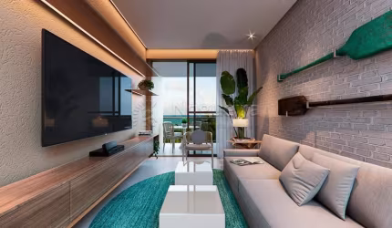 Apartamento 1 Quarto em Muro Alto