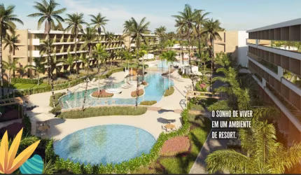 Apartamento com 2 quartos na Praia dos Carneiros