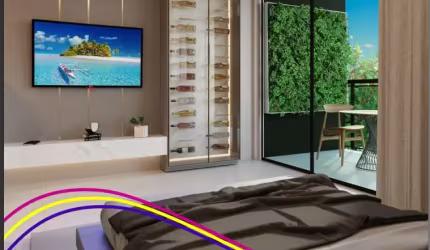 Apartamento com 2 quartos em Muro Alto